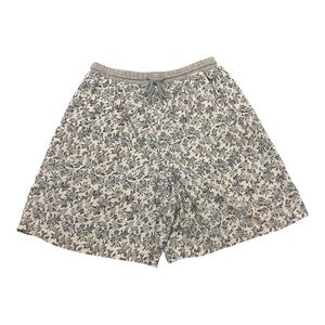 Vintage Cottagecore Cotton Ditzy Floral Shorts L